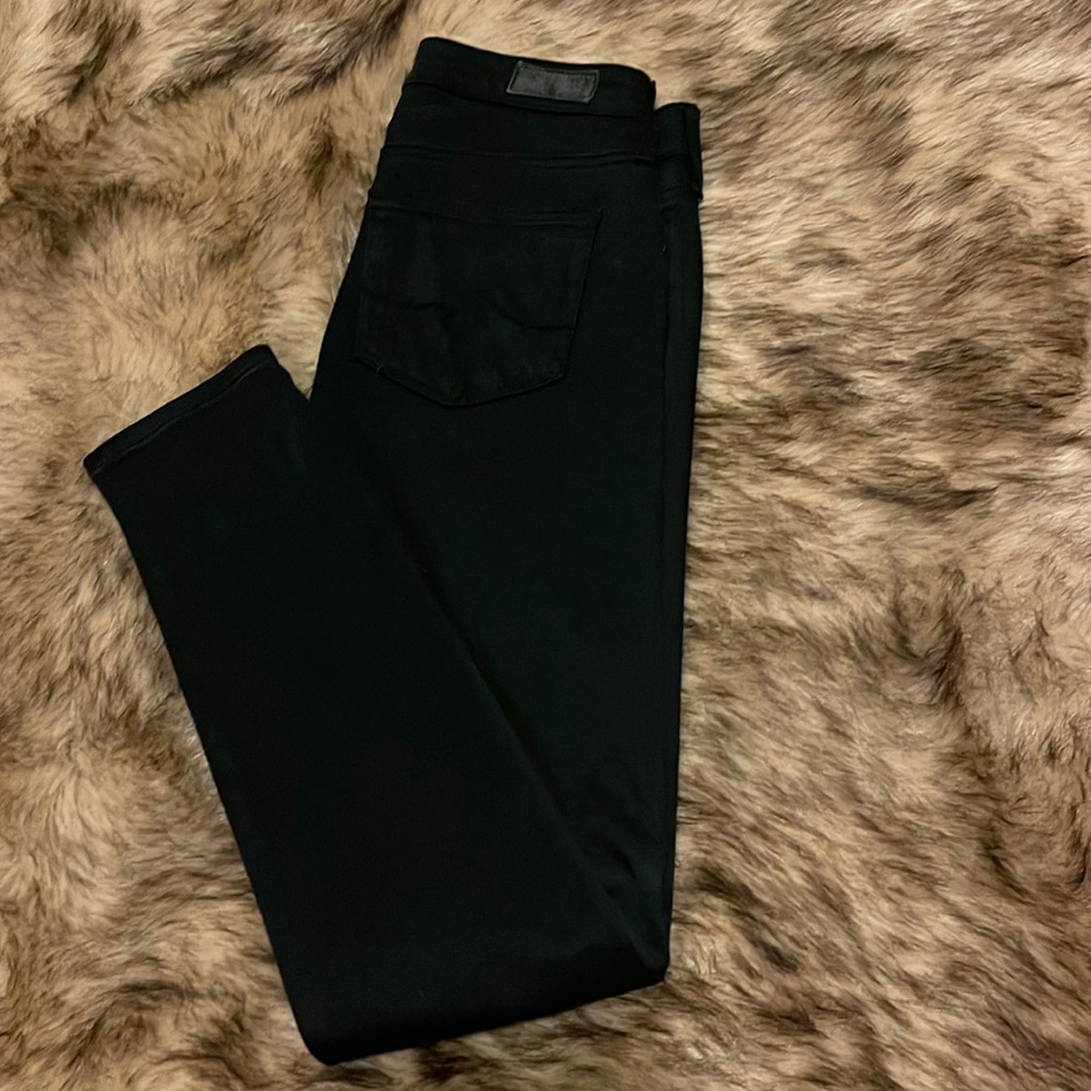 AG Black jeans, The Abbey Ankle Size 25 R, mid rise super skinny ankle